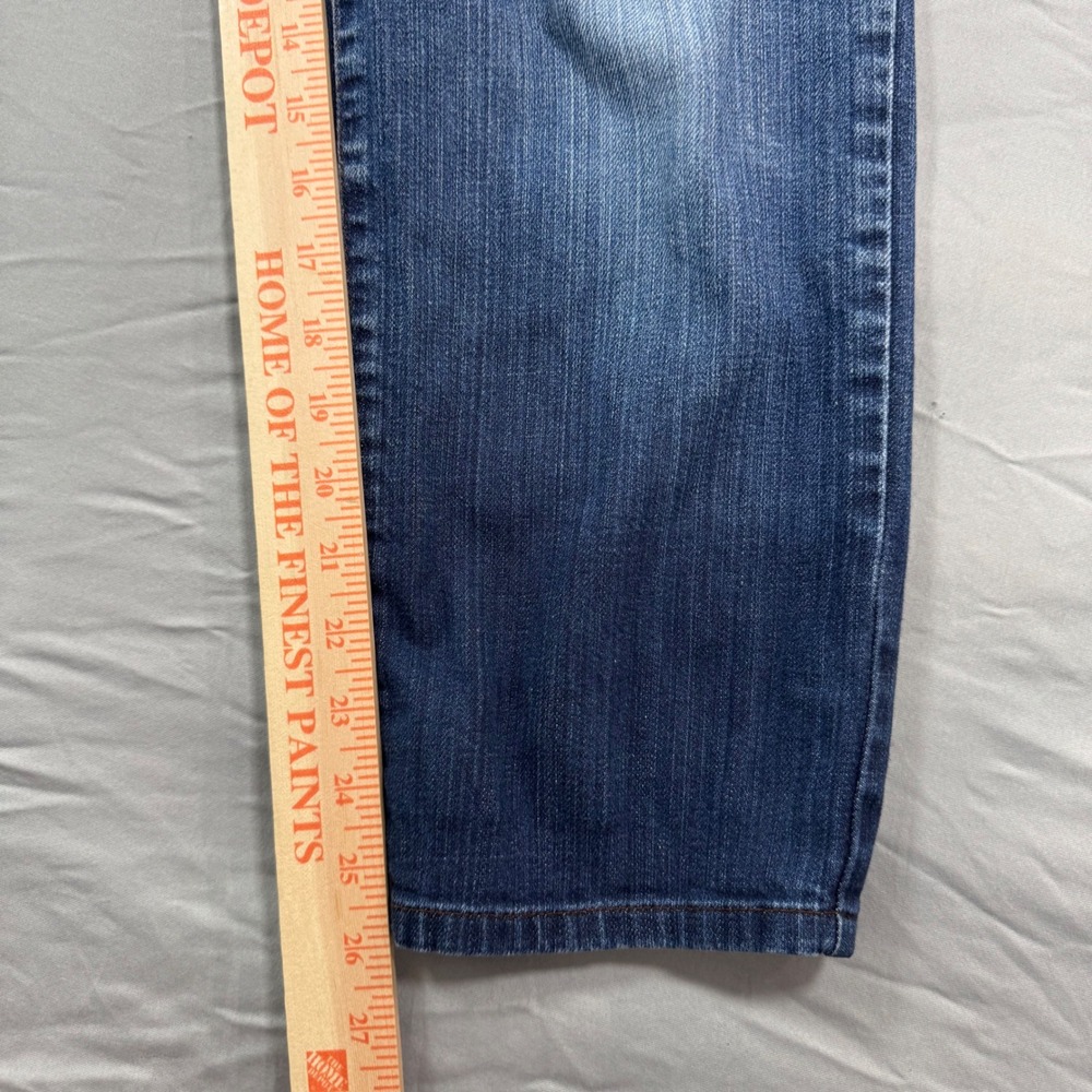 Eileen Fisher Womens Blue Straight Leg Medium Wash Denim Jeans Size 8 Classic - Picture 6 of 7